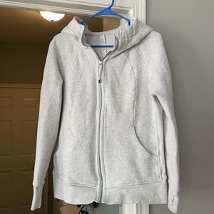 Lululemon Scuba Hoodie EUC Gray Size 14